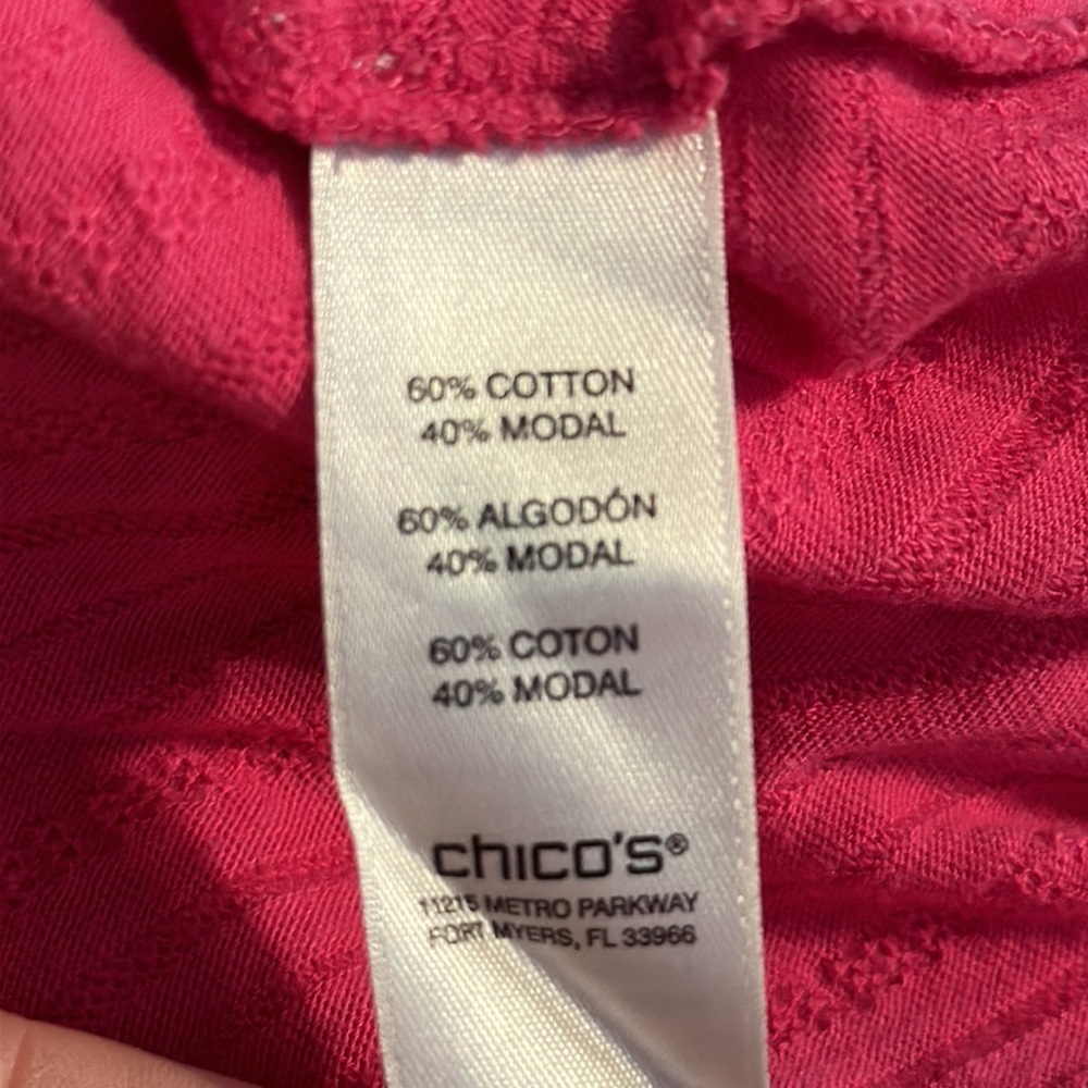 Chico’s Summer Textured Tunic Vanity Size 3/US XL‎ - Picture 8 of 10